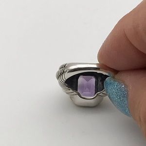 Jewelry - Designer Sterling & 14k Gold Amethyst Ring Jewelry - Designer Sterling & 14k Gold Amethyst Ring